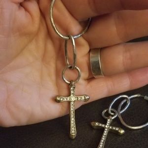 Lucky Brand Jewelry - Lucky Brand " "boho" Cross Earrings Lucky Brand Jewelry - Lucky Brand " "boho" Cross Earrings
